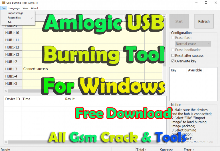 usb burning tool download free